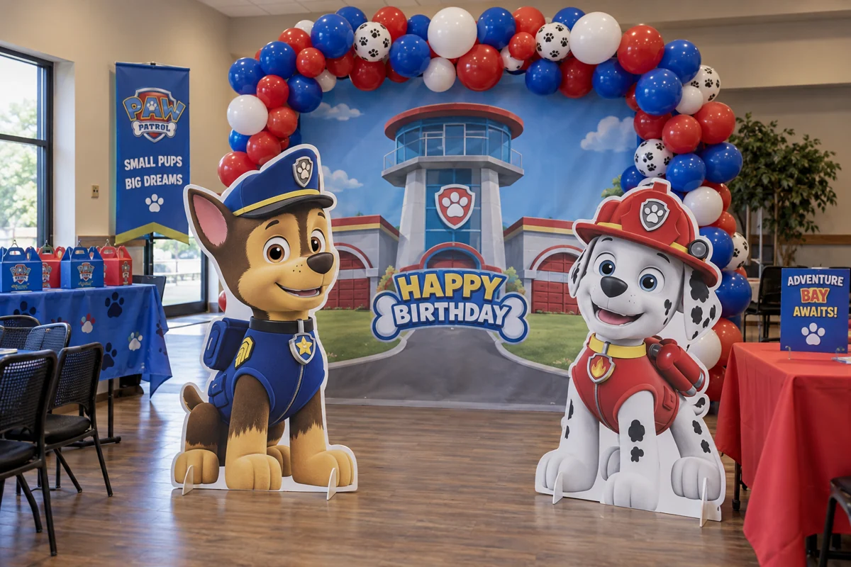 Paw Patrol party setup