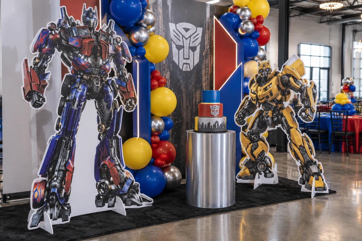 Transformers party setup