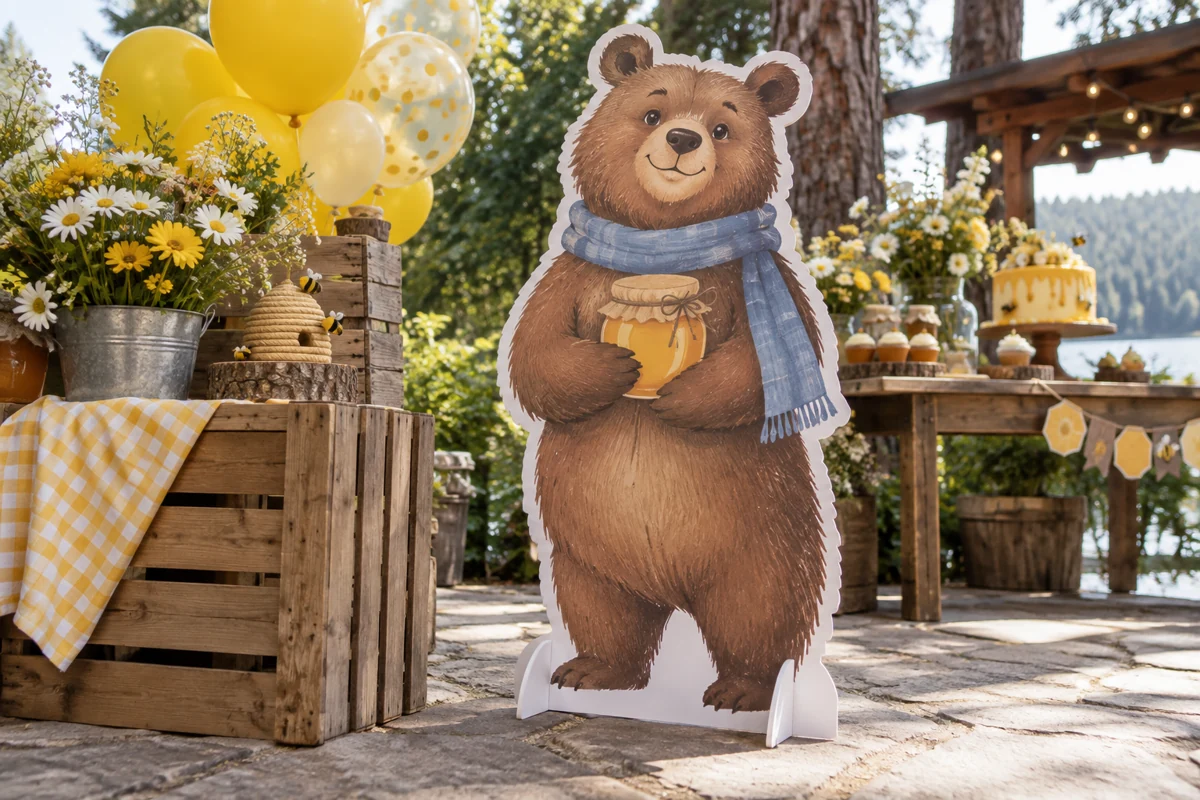 Woodland bear party inspiration