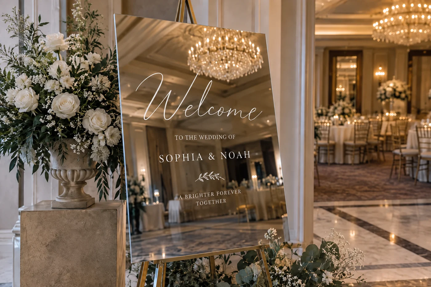 Mirror acrylic — Sophia & Noah