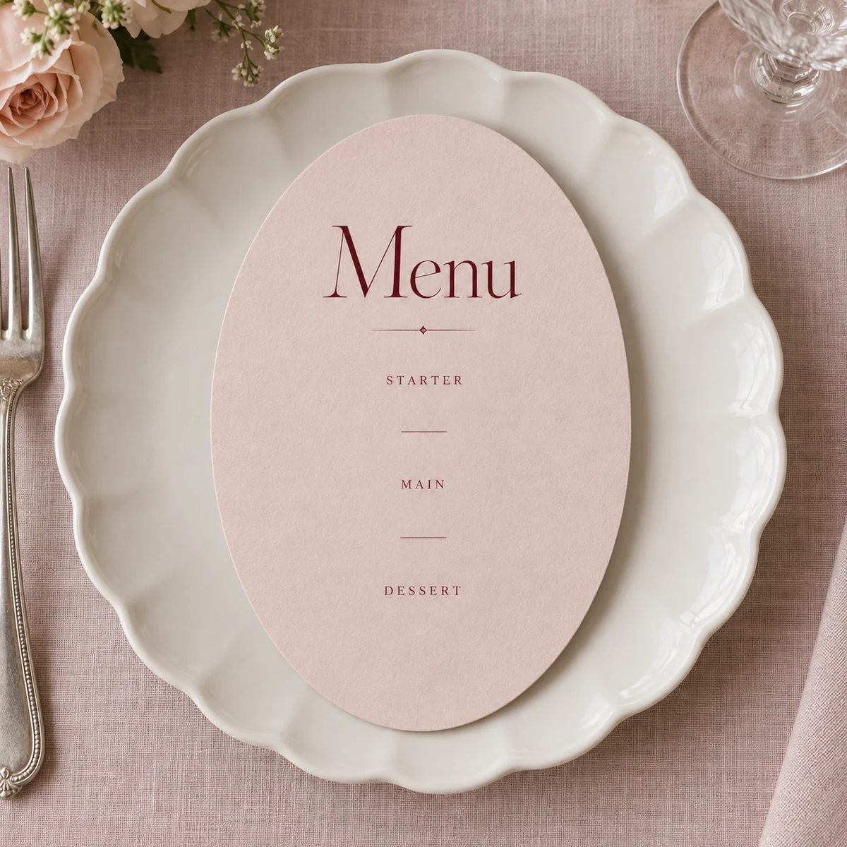 Oval menus