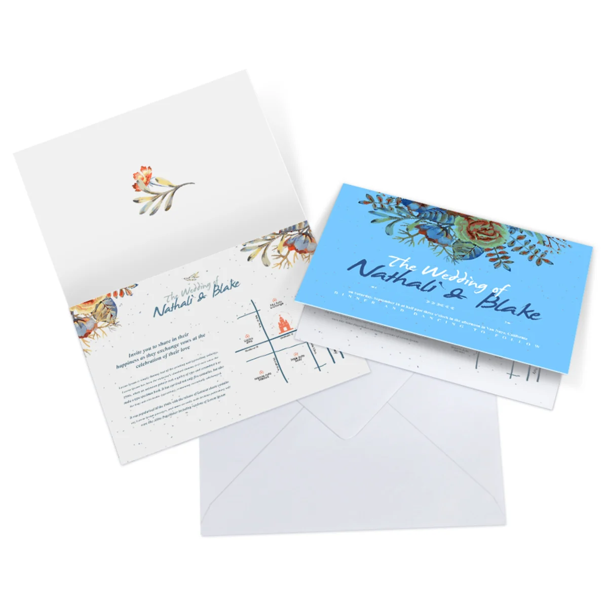 Printed invitation suite