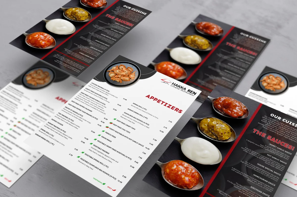 Menus & table prints