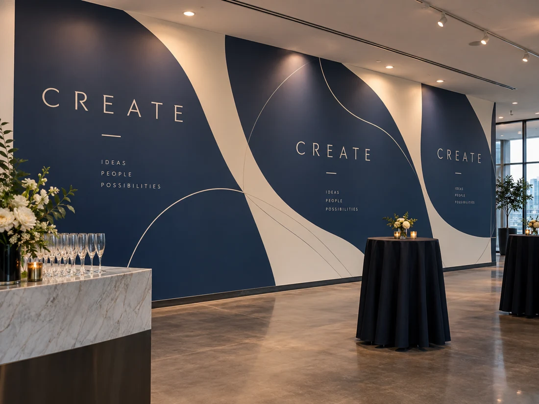 Corporate event branding